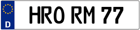Truck License Plate